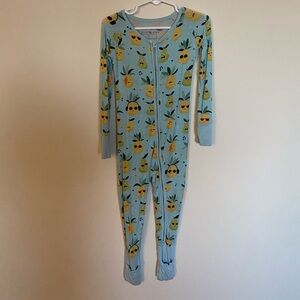 Little sleepies PINEAPPLE zippie 3T